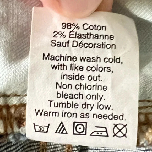 Madewell Cutoff Edition High-Rise Frayed Denim Jean Shorts Glenoaks Wash Size 25 - Picture 9 of 9